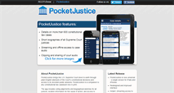 Desktop Screenshot of pocketjustice.com